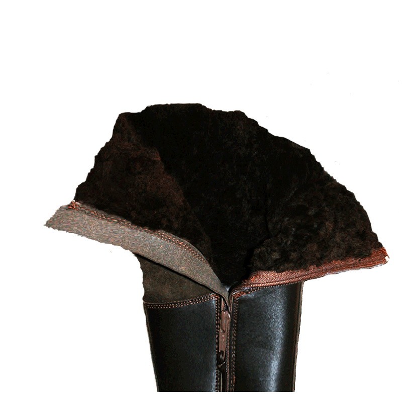 fliegerpelzstiefel-mit-reissverschluss Fliegerpelzstiefel mit Reißverschluss für einen bequemen Einstieg