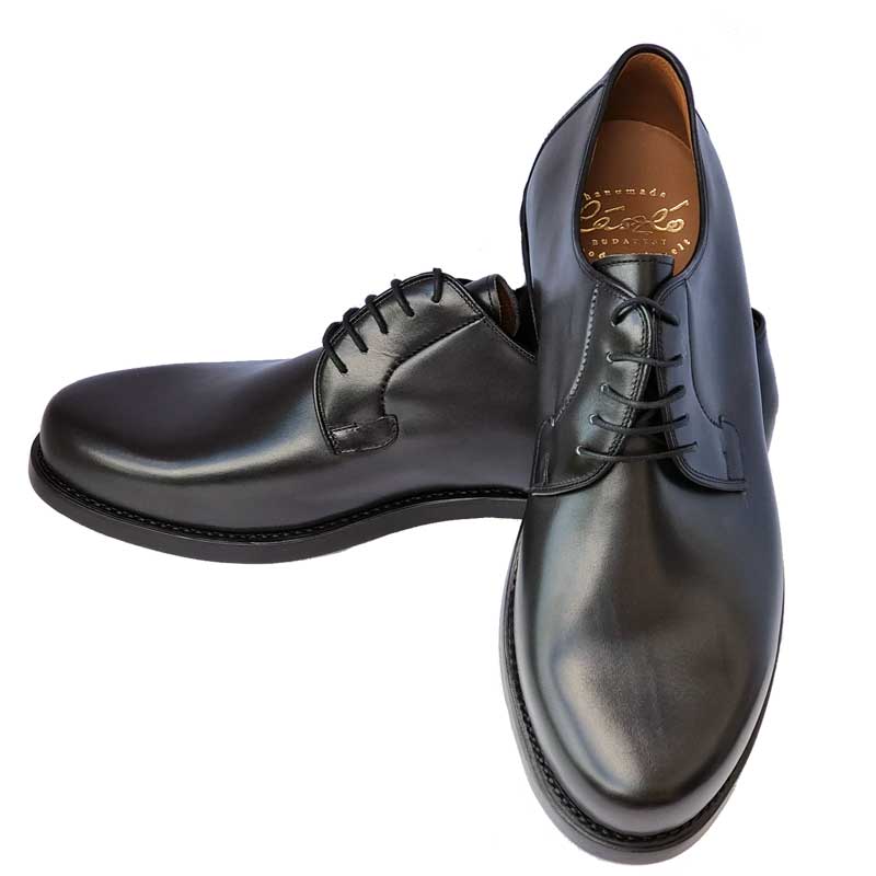 echt-budapester-kreuz Schnür-Halbschuhe echt budapester schwarz