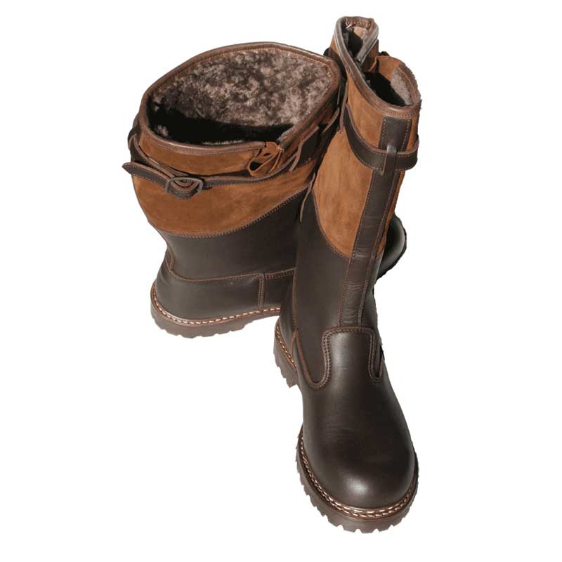 praktiker braun mit lammfell